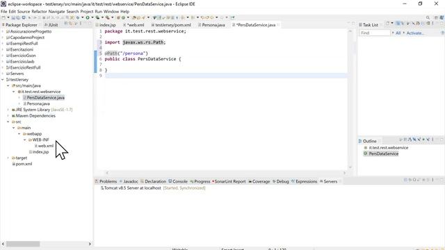 Web Service RESTful con JAX-RS, Maven, JAXB e JSON смотреть онлайн
