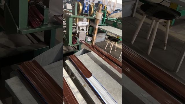 Прокат штакетника ЭКО-М #производство #завод #штакетник #евроштакетник