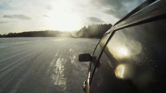 Volvo V70 AWD ice track GoPro смотреть онлайн