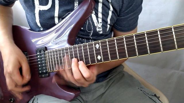 Metal guitar solo on my Schecter A-7 Elite/Метал соло на электрогитаре смотреть онлайн