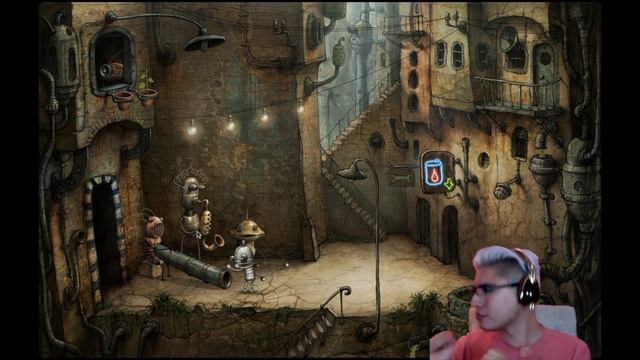 (Doggy for the umbrella or Salty robot ladies) Machinarium Walk Through Ep03 смотреть онлайн