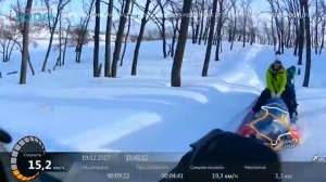 Аттракцион Зимний банан - буксируемый баллон для снега