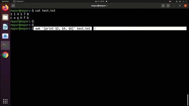 How to Print Columns Using 'awk' Command смотреть онлайн