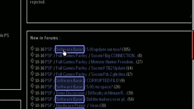 Opera Mini running on PSP смотреть онлайн
