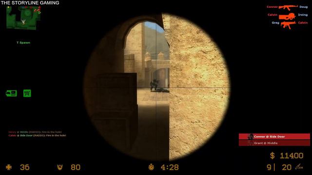 Counter Strike : Source - De dust2 - Gameplay "Terrorist Forces" (with bots) No Commentary смотреть онлайн
