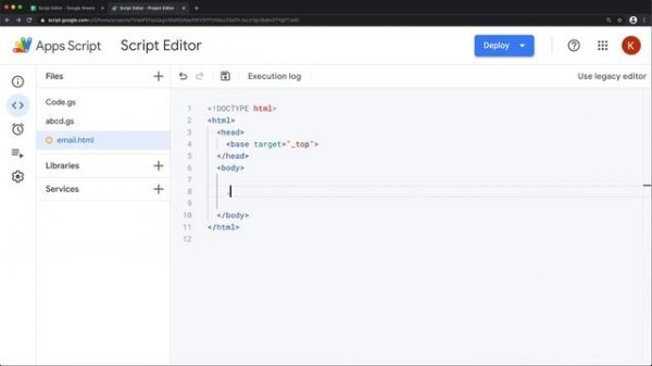 Script Editor (NEW) - Google Apps Script, Syntax Autocomplete Secrets, V8 Runtime - Google Sheets