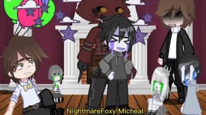 “Aftons+Emilys react to Micheal Afton’s Aus” | Song: Saint Benard| Afton Family (2/6)