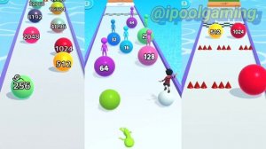 Ball Run Infinity vs STACK Rider vs Ball Run 2048 Gameplay ???? Walktrough Android iOS