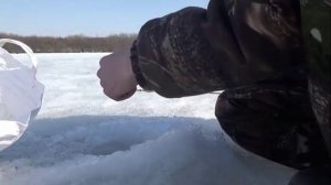 Зимняя рыбалка в Кемерово, последний лед