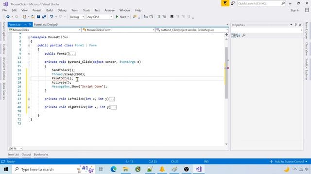 C# - Simulate mouse clicks with SendInput (codeproject implementation) смотреть онлайн
