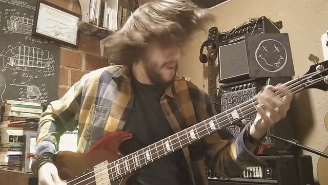 Nirvana - Breed (Bass cover) смотреть онлайн