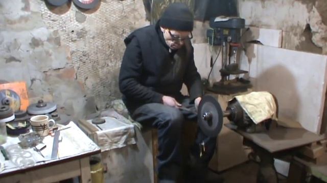 Делаю клинок ФИНКА. Охотничий нож. Без гриндера Метал х12мф смотреть онлайн