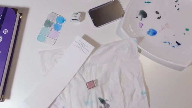 Обзор на акварель ручной работы Handy Watercolor. Мой скетчбук для акварели от Black13Bunny смотреть онлайн