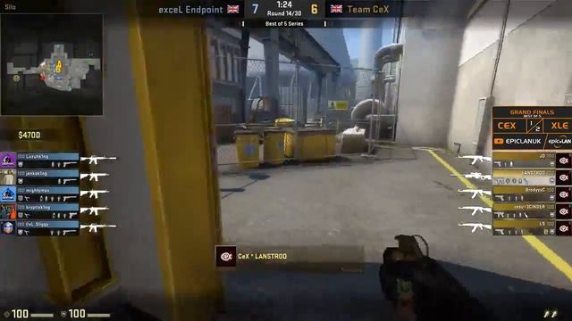 [UKCSGO] 19.02.2017 - CeX vs exceL-Endpoint @ Epic 20 Grand Final Map 3 смотреть онлайн