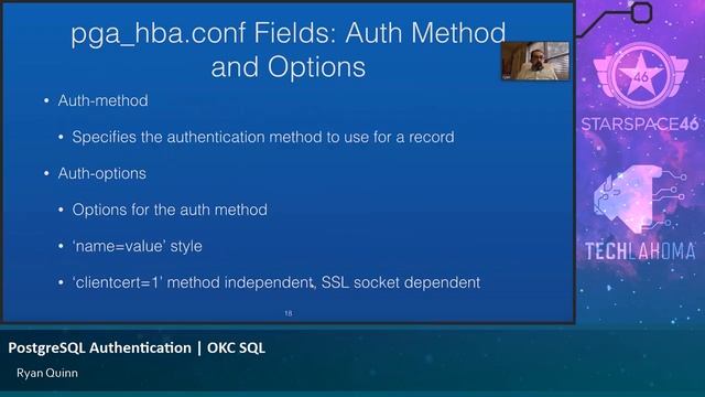 Wading Into PostgreSQL Authentication - Ryan Quinn: OKC SQL смотреть онлайн