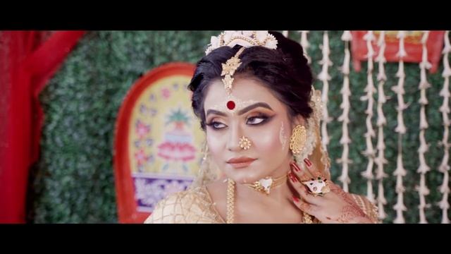 Makeup Advertising ||Beauty of The Bengali Bride || Esha as Model || Makeup done by Pooja смотреть онлайн
