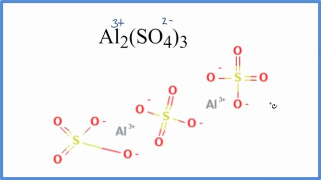 How to Draw the Lewis Dot Structure for Al2(SO4)3 смотреть онлайн