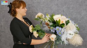 Весенняя композиция из искусственных цветов ? своими руками  ✋? | Мастер-класс от Микрос