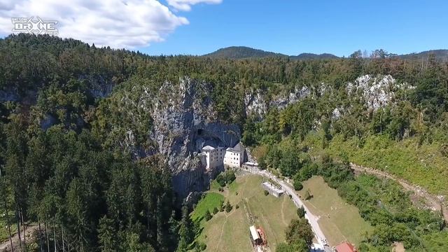 Predjama Castle - Inside the Cave - Drone Video смотреть онлайн