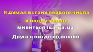 NЮ - Я буду бухать - караоке
