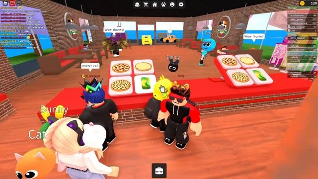 Pizza! - Roblox Work at a Pizza Place смотреть онлайн
