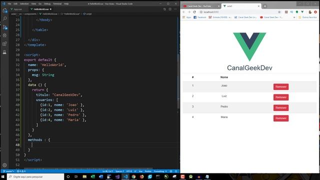 Aprenda Vue.JS #5 - Conhecendo as diretivas v-show e v-on:click смотреть онлайн