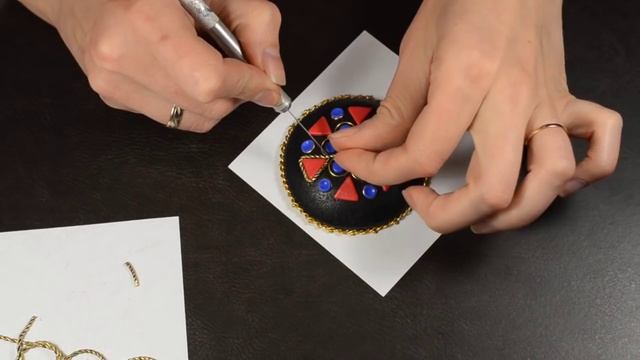 Мастер-класс: Полый кулон в марокканском стиле из полимерной глины FIMO/polymer clay tutorial смотреть онлайн