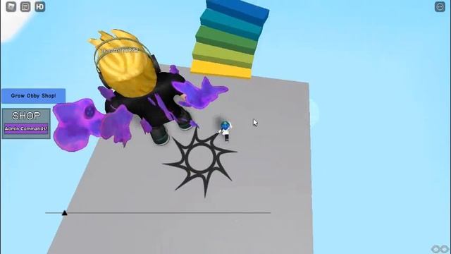 обби но мы меняем размер ( и падаем на каждем шагу ) Roblox grow obby (посмотрите описание) смотреть онлайн