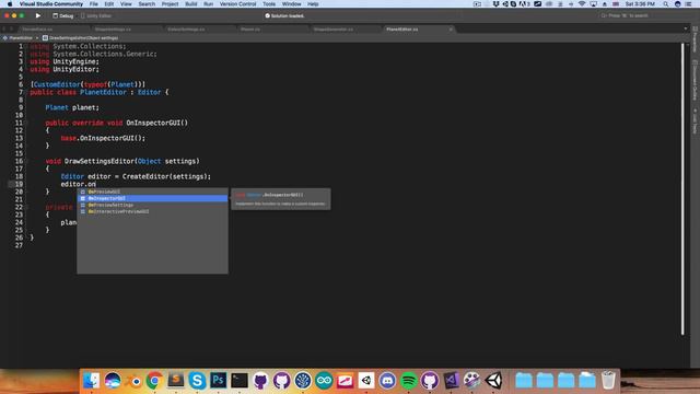 [Unity] Procedural Planets (E02 settings editor) смотреть онлайн