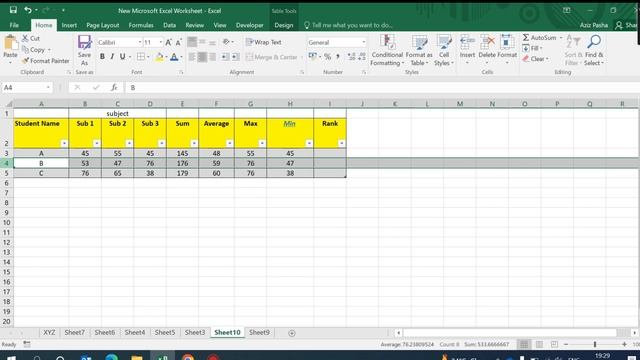 MS EXCEL Tutorial for Beginners @azizexcelator7348 смотреть онлайн