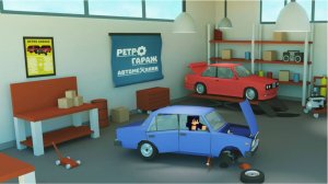 Я играю в ретро гараж ! Ретро гараж с рулем который не сработал
