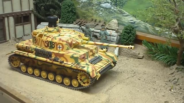Tamiya 1/16 RC Tank Panzer IV from RCTankcommand.com AAF Tank Mus Danville смотреть онлайн