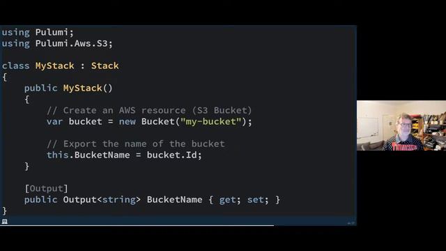 James Murphy - Infrastructure as NET code in Pulumi. смотреть онлайн