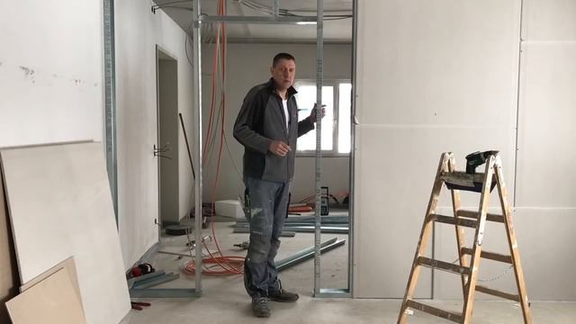 Как самому и правильно сделать дверной проём в перегородке из гипсокартон смотреть онлайн