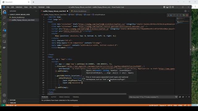 Leaflet Mouseover Popup смотреть онлайн