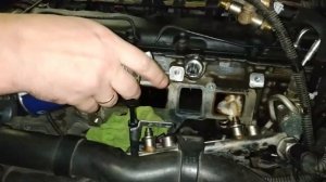 VW Touareg. Очистка впускных клапанов.