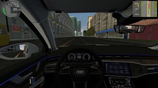 Audi A6 Avant - City car driving [Logitech G29 gameplay] смотреть онлайн