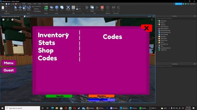 Developing Roblox Anime Game !! UI Design смотреть онлайн