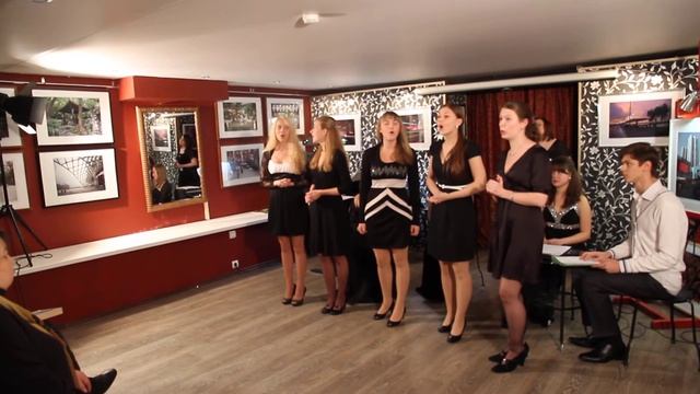 Вокальный ансамбль,Глиер,"Сияет солнце". смотреть онлайн