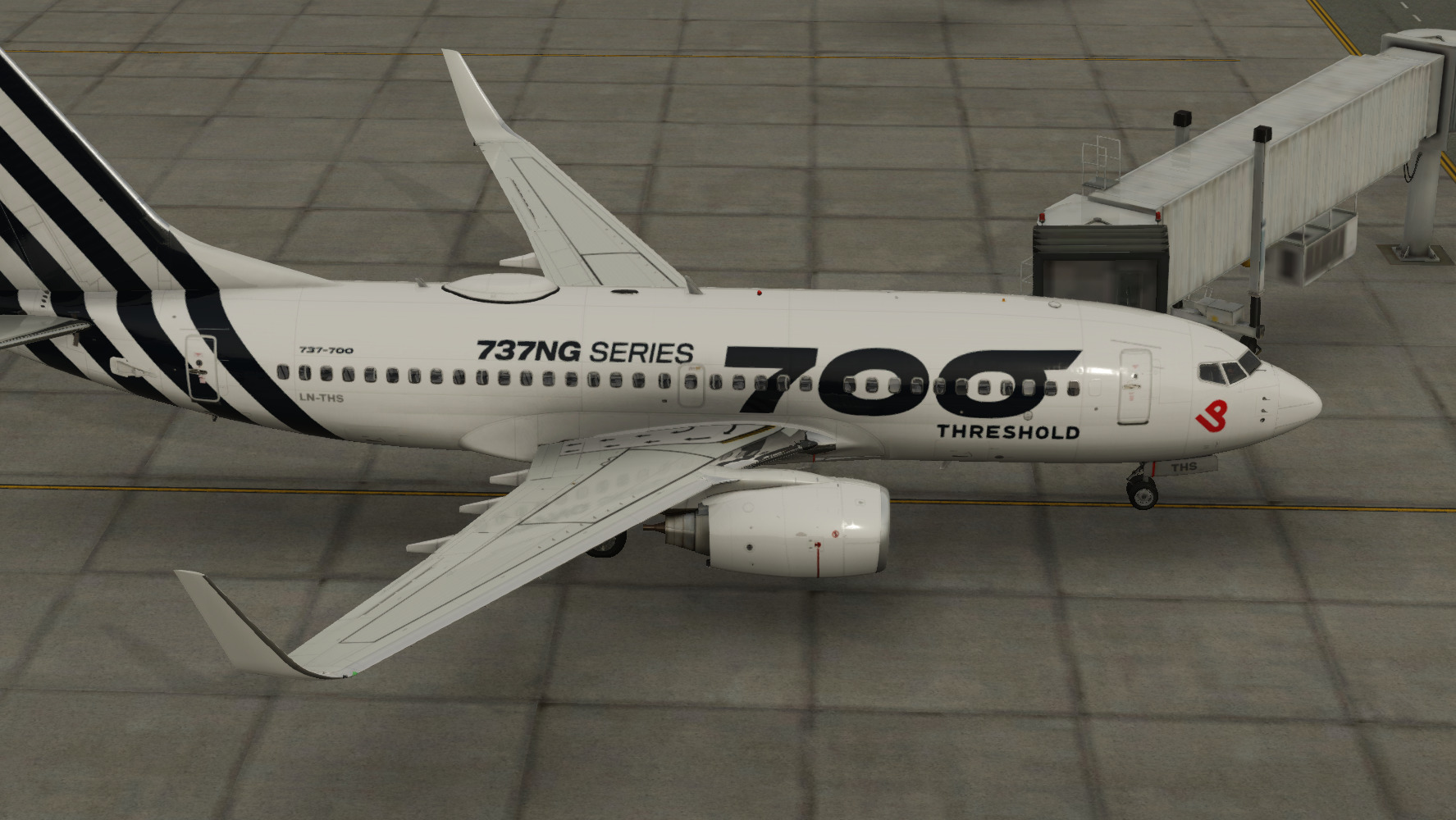 [XP12] Тест B737-700 NG (level Up) в X-Plane 12.