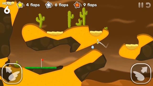 Flappy Golf 2 - Desert Land смотреть онлайн
