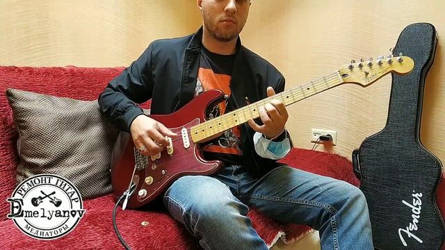 Fender stratocaster. Тест после ремонта DEmelyanov смотреть онлайн