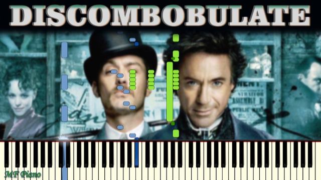 Hans Zimmer - Discombobulate ("Sherlock Holmes") [piano tutorial + sheet piano] смотреть онлайн