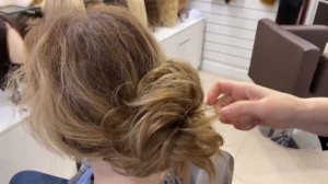 Резинка шиньон для волос! Резинка на пучок! Резинка из натуральных волос!