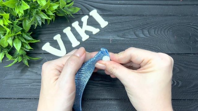 Простой способ! Цветы из глиттерного фоамирана Украшения из фоамирана смотреть онлайн