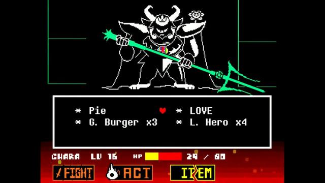 Undertale Genocide Asgore (unitale) Gameplay смотреть онлайн