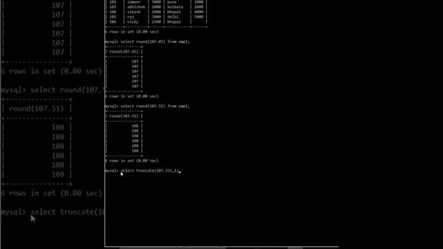Round function || truncate function || Mysql || Hindi смотреть онлайн