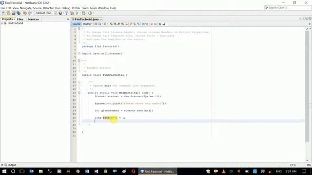 Java Console App - How To Calculate Factorial Of A Number смотреть онлайн