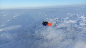 Зима озеро Ильмень. Ловим щуку на жерлицы.