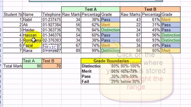 M18(7) How to insert a combo box in a Ms Excel 2007 spreadsheet смотреть онлайн